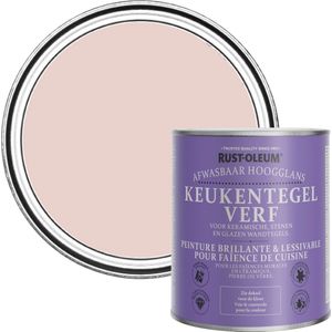 Rust-Oleum Roze Keukentegelverf Hoogglans - Roze Champagne 750ml
