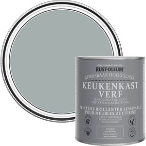 Rust-Oleum Grijs Keukenkastverf Hoogglans - Mineraalgrijs 750ml