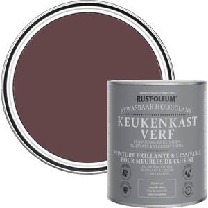 Rust-Oleum Donkerpaars Keukenkastverf Hoogglans - Mulberry Straat 750ml