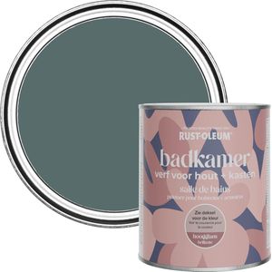 Rust-Oleum Groen Badkamerverf voor hout en kasten Hoogglans - Diepe Zee 750ml