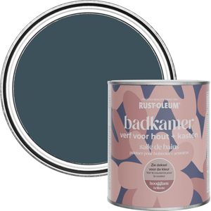 Rust-Oleum Donkerblauw Badkamerverf voor hout en kasten Hoogglans - Avondblauw 750ml