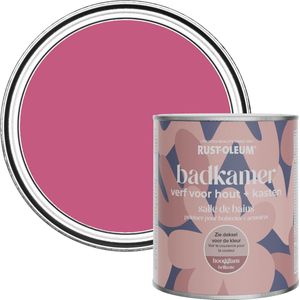 Rust-Oleum Roze Badkamerverf voor hout en kasten Hoogglans - Framboos 750ml