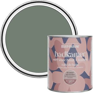 Rust-Oleum Groen Badkamerverf voor hout en kasten Hoogglans - Sereniteit 750ml