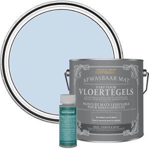 Rust-Oleum Lichtblauw Afwasbare Vloertegelverf - Blauwe lucht 2,5L