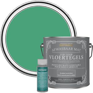 Rust-Oleum Groen Afwasbare Vloertegelverf - Emerald 2,5L