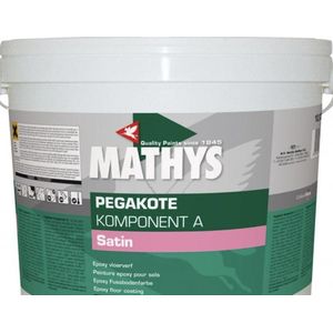 Mathys Pegakote Komponent A satin WIT epoxy grondverf 10 liter