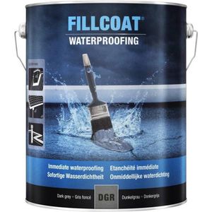 Rust-Oleum Fillcoat DonkergrijsWaterdichte verf 1 LTR