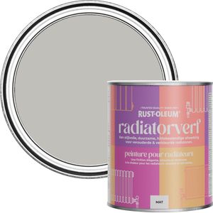 Rust-Oleum Lichtgrijze Radiatorverf - Kiezel 750ml