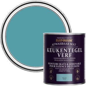 Rust-Oleum Blauwe Verf voor keukentegels - Petrol 750ml
