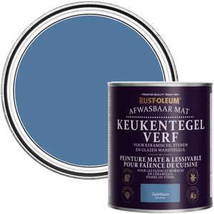Rust-Oleum Blauwe Verf voor keukentegels - Zijdeblauw 750ml