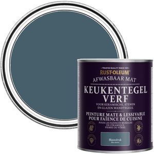 Rust-Oleum Blauwe Verf voor keukentegels - Blauwdruk 750ml