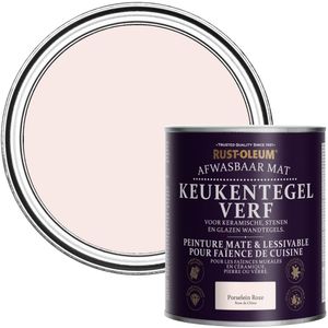 Rust-Oleum Roze Verf voor keukentegels - Porselein Roze 750ml