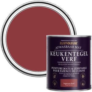 Rust-Oleum Rode Verf voor keukentegels - Imperium Rood 750ml