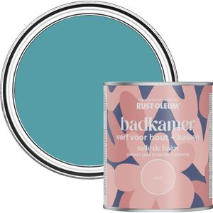 Rust-Oleum Blauw Badkamerverf voor hout en kasten - Petrol 750ml