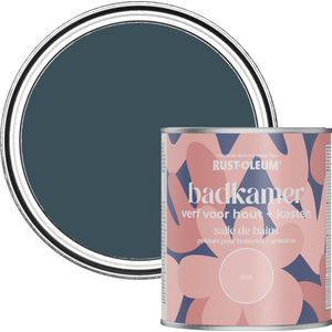 Rust-Oleum Donkerblauw Badkamerverf voor hout en kasten - Avondblauw 750ml