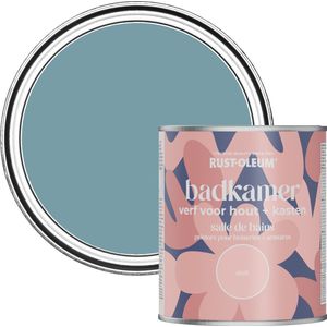 Rust-Oleum Blauw Badkamerverf voor hout en kasten - Stille Oceaan 750ml