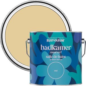 Rust-Oleum Geel Badkamer muurverf - Zandstorm 2,5L
