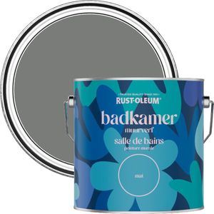 Rust-Oleum Grijs Badkamer muurverf - Schaduwgrijs 2,5L