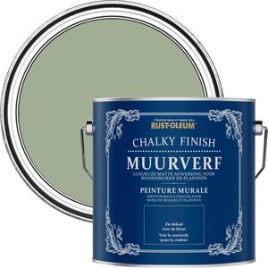 Rust-Oleum Groen Chalky Finish Muurverf - Kakigroen 2,5L