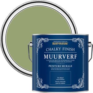 Rust-Oleum Groen Chalky Finish Muurverf - Familiar Ground 2,5L