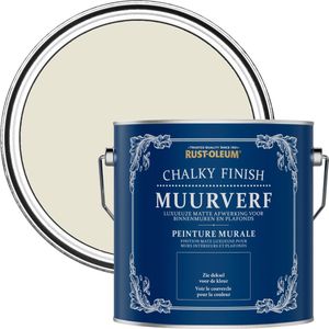 Rust-Oleum Grijs Chalky Finish Muurverf  - Oester 2,5L