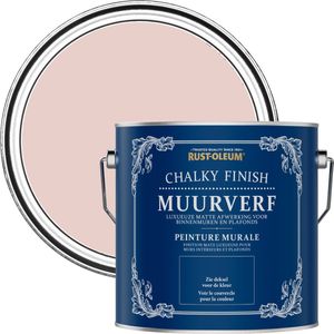 Rust-Oleum Roze Chalky Finish Muurverf - Roze Champagne 2,5L