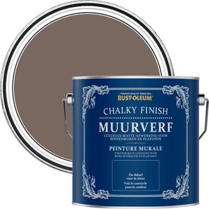 Rust-Oleum - Chalky Finish - Muurverf - Bruin - 2,5L
