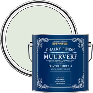 Rust-Oleum Groen Chalky Finish Muurverf - Saliemist 2,5L