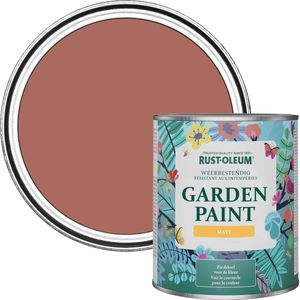 Rust-Oleum Rood Tuinverf Matt - Zalm 750ml