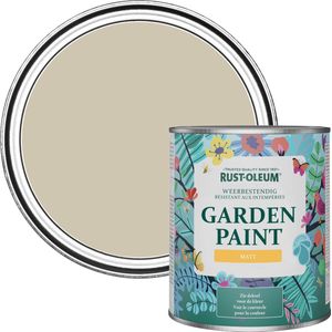 Rust-Oleum Beige Tuinverf Matt - Zilversalie 750ml