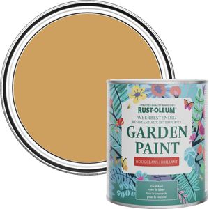 Rust-Oleum Geel Tuinverf Hoogglans - Dijon 750ml