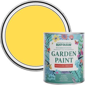 Rust-Oleum Geel Tuinverf Hoogglans - Citroensorbet 750ml