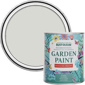 Rust-Oleum Grijs Tuinverf Hoogglans - Wintergrijs 750ml