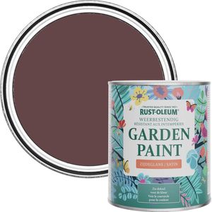 Rust-Oleum Donkerpaars Tuinverf Zijdeglans - Mulberry Straat 750ml