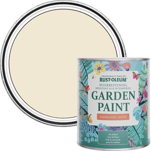 Rust-Oleum Wit Tuinverf Zijdeglans - Kalksteengroeve 750ml