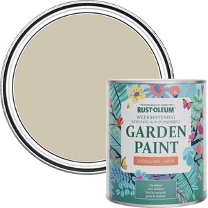 Rust-Oleum Beige Tuinverf Zijdeglans - Zilversalie 750ml