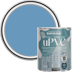 Rust-Oleum Blauw Hoogglans Verf voor PVC - Korenbloemblauw 750 ml