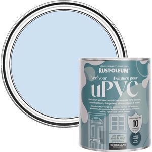 Rust-Oleum Lichtblauw Hoogglans Verf voor PVC - Poederblauw 750 ml