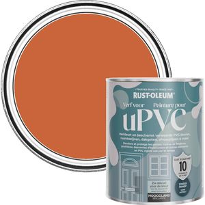 Rust-Oleum Oranje Hoogglans Verf voor PVC - Chai Thee 750 ml
