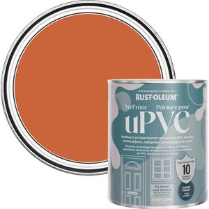 Rust-Oleum Oranje Zijdeglans Verf voor PVC - Chai Thee 750 ml