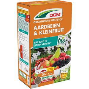 DCM Bio meststof aardbeien en kleinfruit 1,5 kg