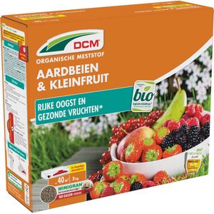 DCM - Meststof Aardbeien & Kleinfruit 3 kg in strooidoos