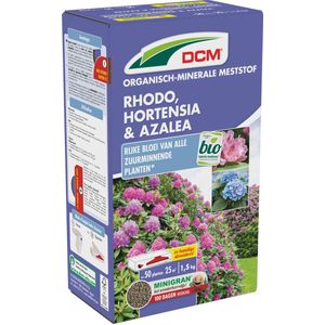 DCM Meststof Rhodendron Hortenzia & Azalia 1,5KG