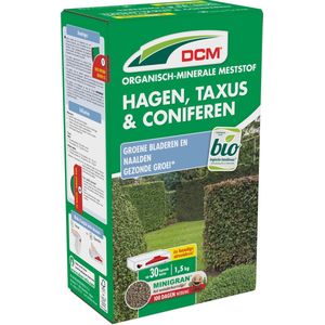 DCM - Meststof Taxus, Hagen & Coniferen 1,5 kg