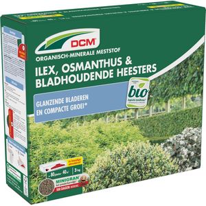 Ilex, Osmanthus & Heesters mest | DCM | 40 m² (3 kg, Bio-label)