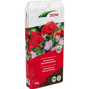 DCM POTGR GERANIUM/BLOEIENDE PLANTEN 30L