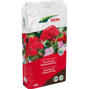 DCM POTGR GERANIUM/BLOEIENDE PLANTEN 60L