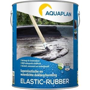 Aquaplan Waterdichte Coating Elastisch-rubber Zwart 4kg | Afwerking