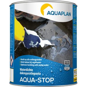 Aquaplan Dakreparatiepasta Aqua-stop Zwart 1kg | Afwerking