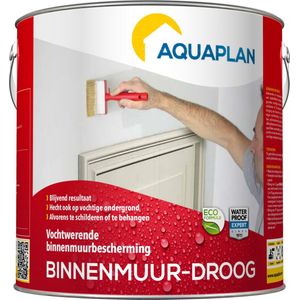 Aquaplan Binnenmuur-Droog - waterdichte coating - 2,5 liter